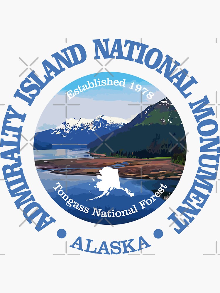 "Admiralty Island National Monument (NM)" Sticker for Sale by