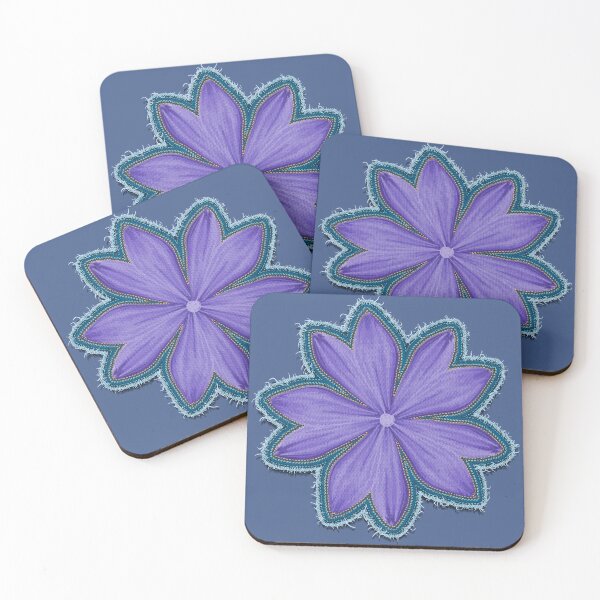 Item preview, Watercolor Embroidery Flower Illustration designed and sold by Hnd-Design.