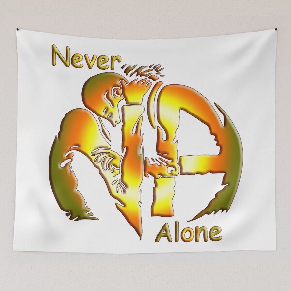 Item preview, NA Hugs Never Alone designed and sold by NA-WEARS.