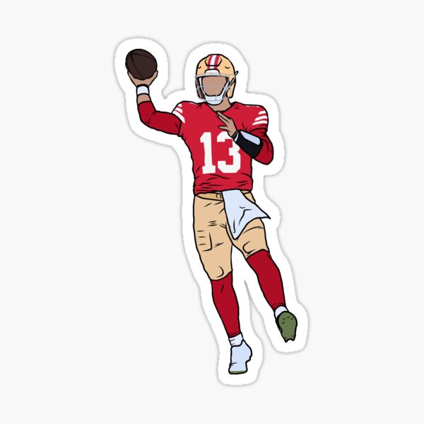 "Brock Purdy Throw" Sticker for Sale by RatTrapTees Redbubble