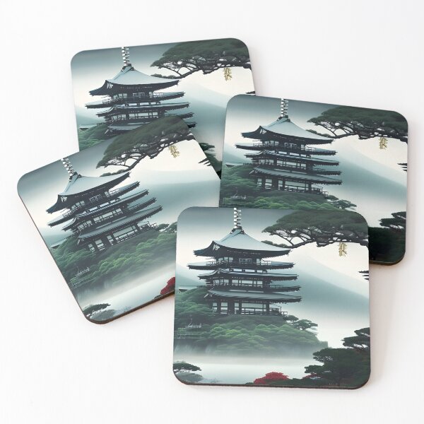 Item preview, Japanese temple on the hill designed and sold by brandway.