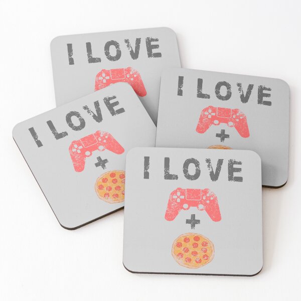 Item preview, I Love Pizza And Gaming Funny Retro Peperoni Pizza Gamer designed and sold by 74ninetees.