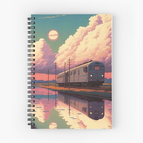 Item preview, Retro Anime Style Old Japanese Train designed and sold by KaPrints.