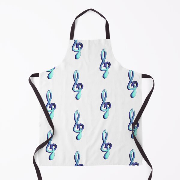 Item preview, Blue Treble clef designed and sold by pinkal.