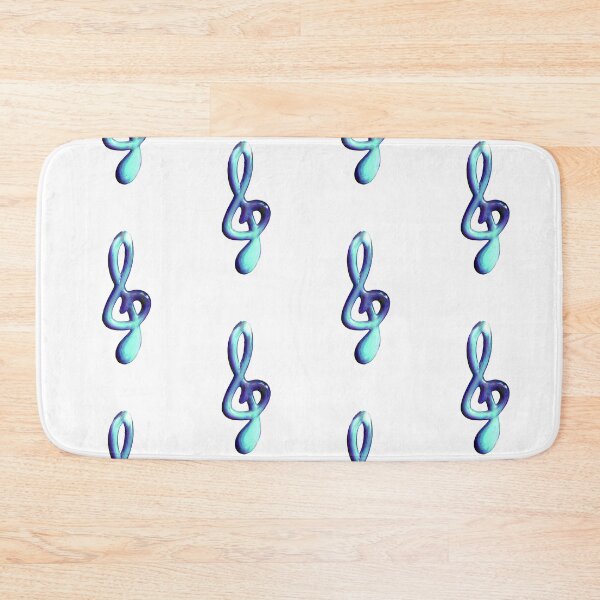 Item preview, Blue Treble clef designed and sold by pinkal.