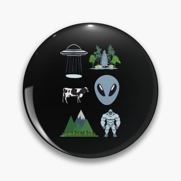 Item preview, Ufo bigfoot cow abduction alien - sci fi designed and sold by LukjanovArt.