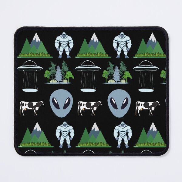 Item preview, Ufo bigfoot cow abduction alien - sci fi designed and sold by LukjanovArt.