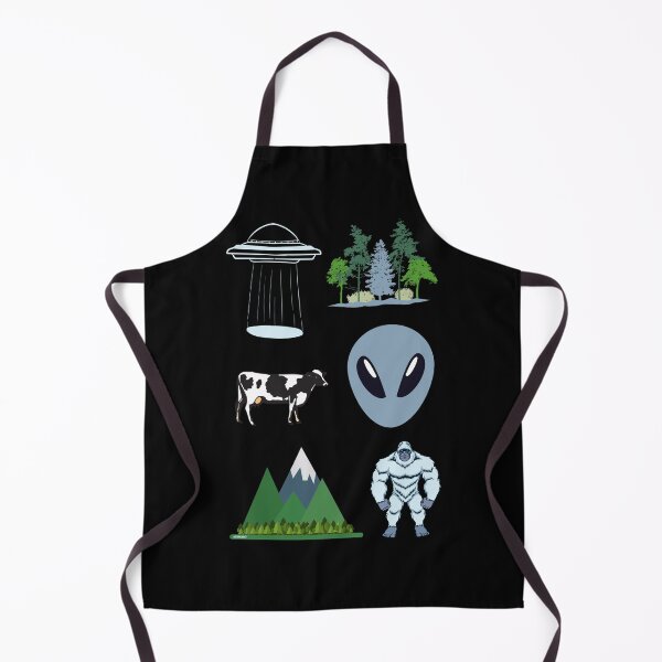 Item preview, Ufo bigfoot cow abduction alien - sci fi designed and sold by LukjanovArt.