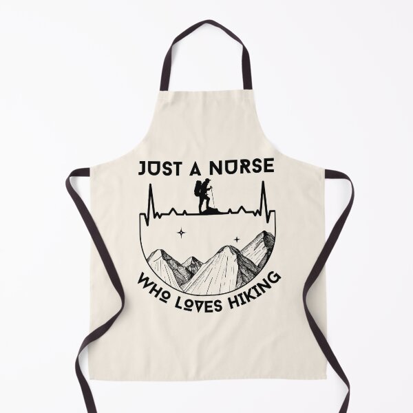 Item preview, Just A Nurse Who Loves Hiking For Nurses Vintage Design designed and sold by CandyDroidMerch.
