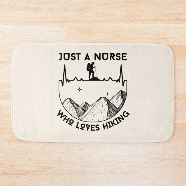 Artikelvorschau, Nur eine Krankenschwester, die es liebt, für Krankenschwestern Vintage Design zu wandern entworfen und verkauft von CandyDroidMerch.