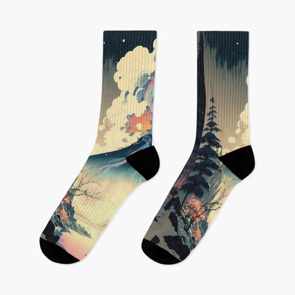 Item preview, Ukiyo e style Landscape designed and sold by ParadiseSlice.