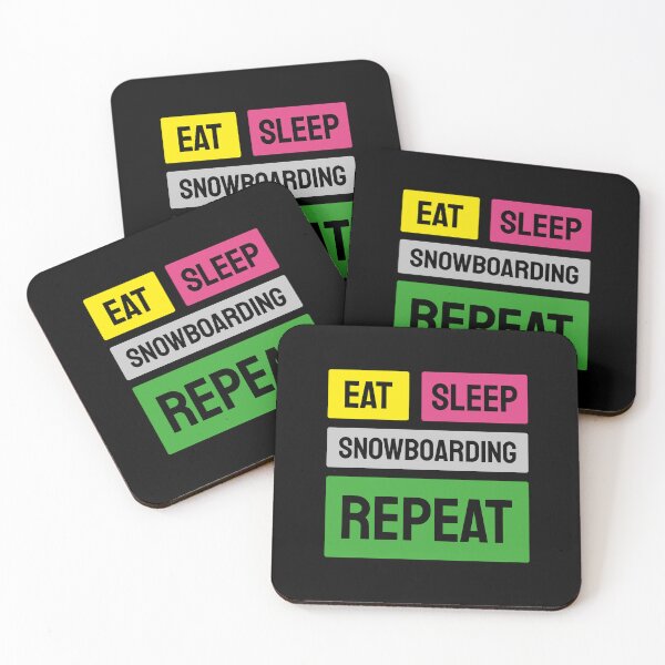 Item preview, Eat Sleep Snowboarding Repeat designed and sold by bolkibox.