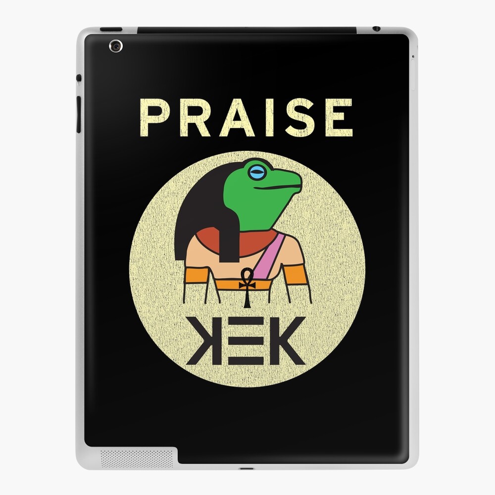 Lob Kek Agyptischer Pepe Frosch Ipad Hulle Skin Von Abowlofsoda Redbubble