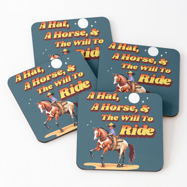 Item preview, Cowboy A Hat A horse and the Will to Ride. designed and sold by No1Equestrian.