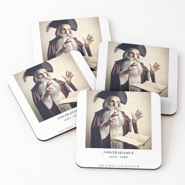 Item preview, Nostradamus The First Clickbaiter designed and sold by SmartCastle.