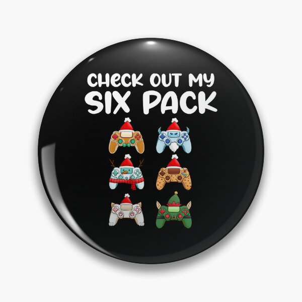 Item preview, Check Out My Six Pack videogame controllers, six video games joystick designed and sold by Soccomed.