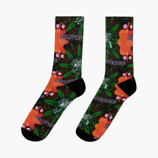 Item preview, Glitchy Farms green #2 designed and sold by Peaches  merch.