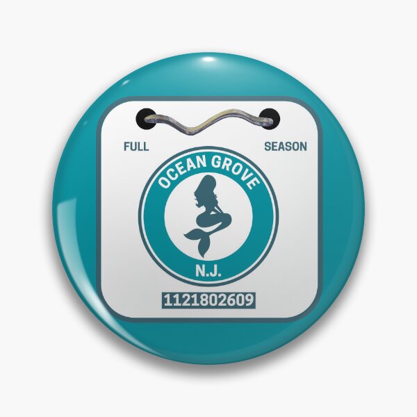 Item preview, Ocean Grove New Jersey Beach Badge designed and sold by fearcity.