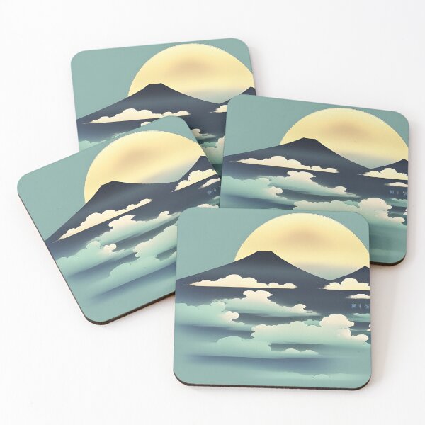 Item preview, Japanese Mountain Illustration designed and sold by maddie-illus.