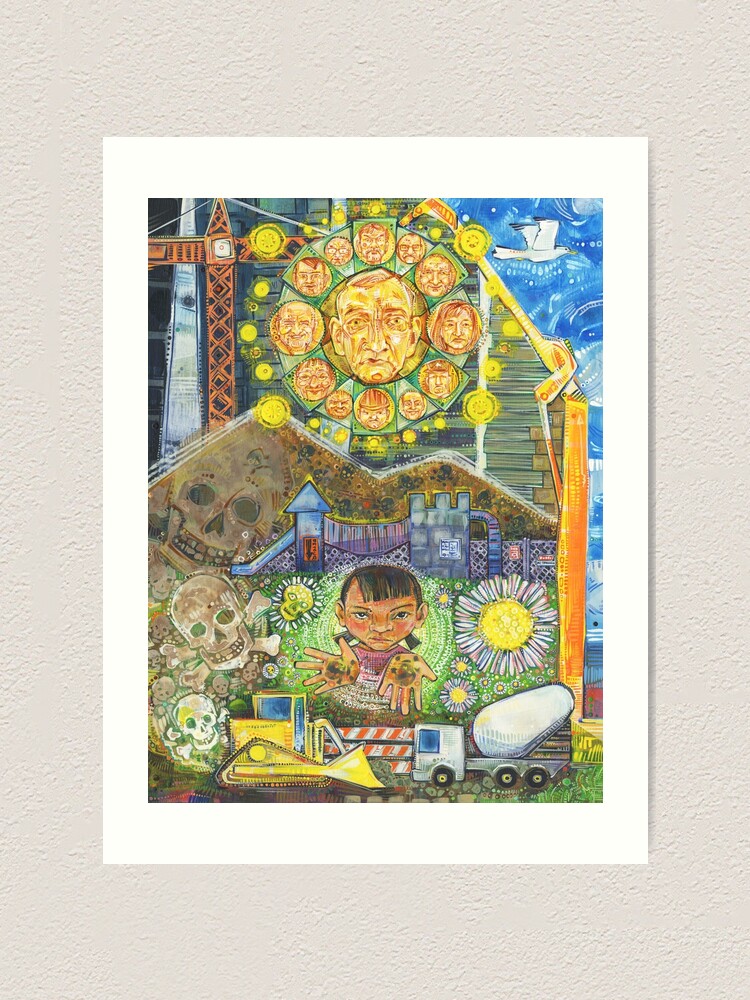 Alternate view of Dirty Hands (Mayor Charlie Hales' legacy) - 2015 Art Print
