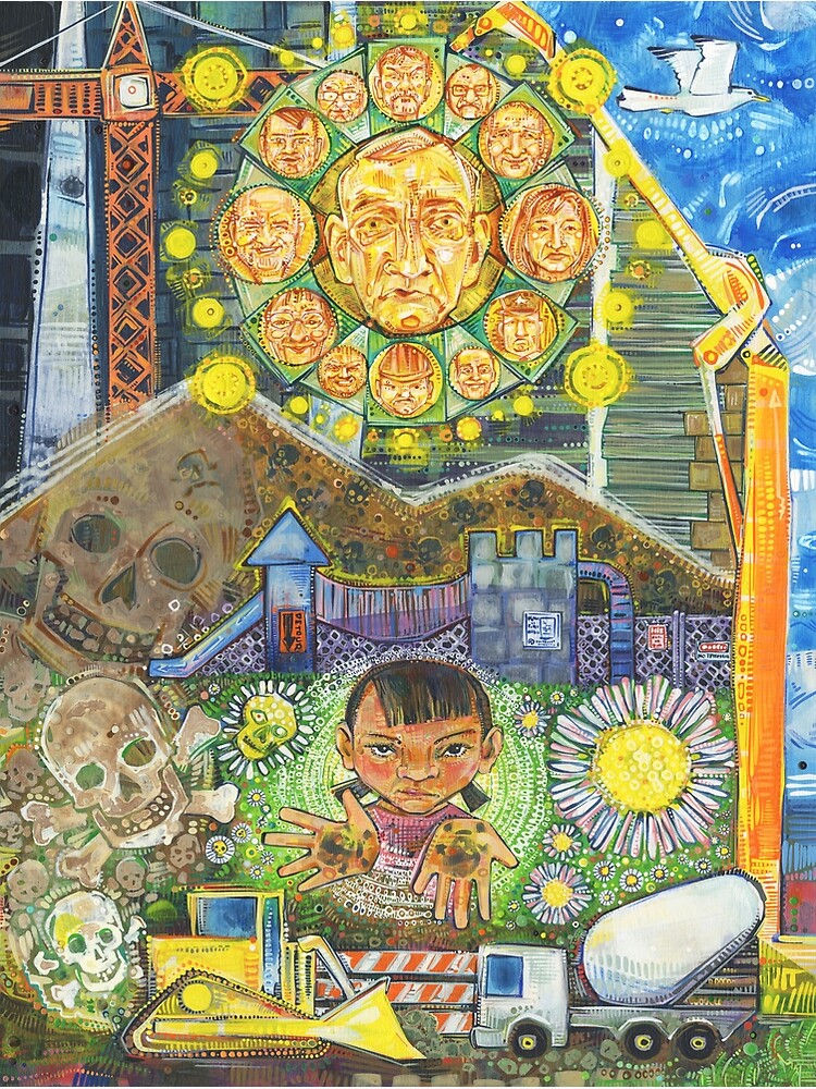 Dirty Hands (Mayor Charlie Hales' legacy) - 2015 by gwennpaints
