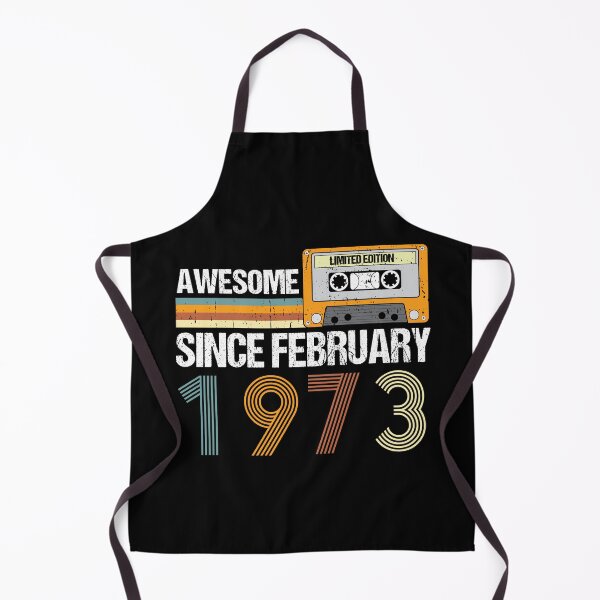 Item preview, Awesome Since February 1973 | 50th Birthday Gifts | 50 Years Old Gifts designed and sold by AMINE ★★★★★.
