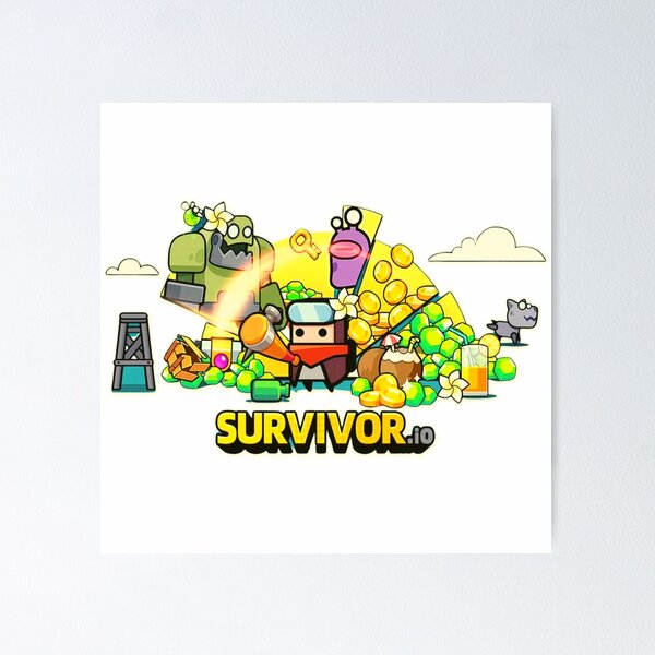 Survivor. io Game, zombie video game Pin for Sale by Mycutedesings-1