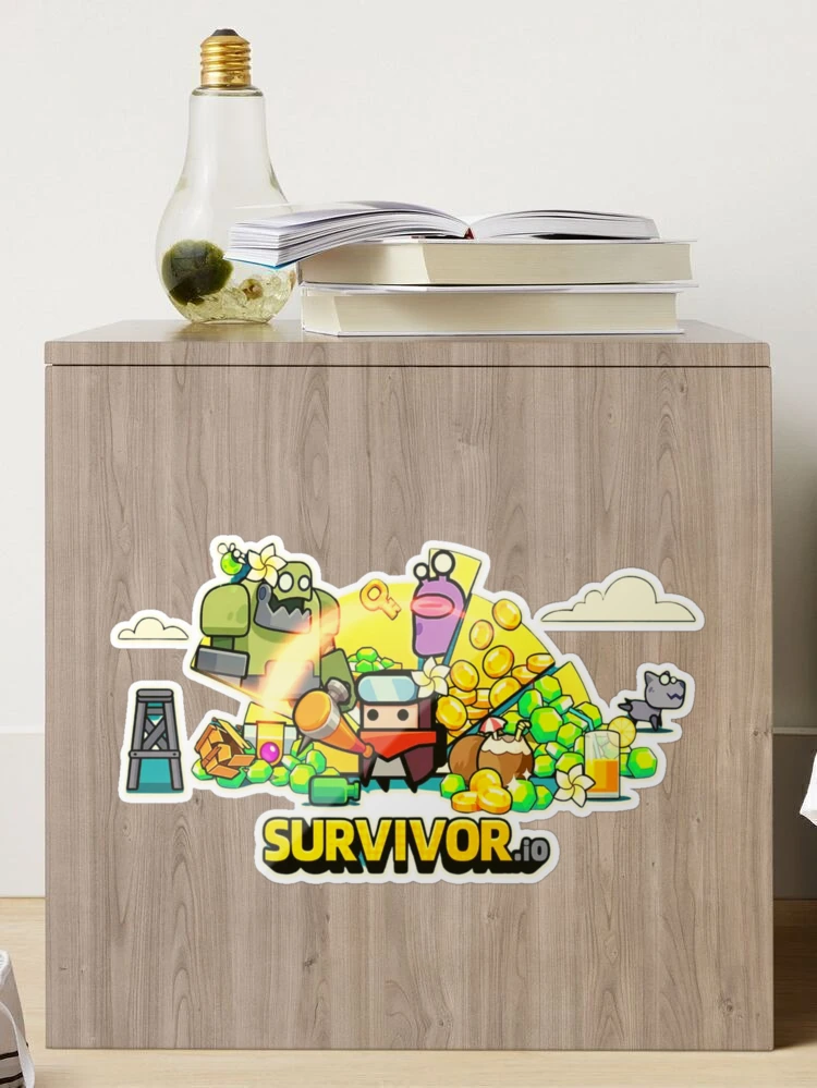 Survivor. io Game, zombie video game Sticker for Sale by Mycutedesings-1