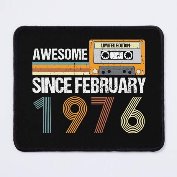 Item preview, Awesome Since February 1976 | 47th Birthday Gifts | 47 Years Old Gifts designed and sold by AMINE ★★★★★.