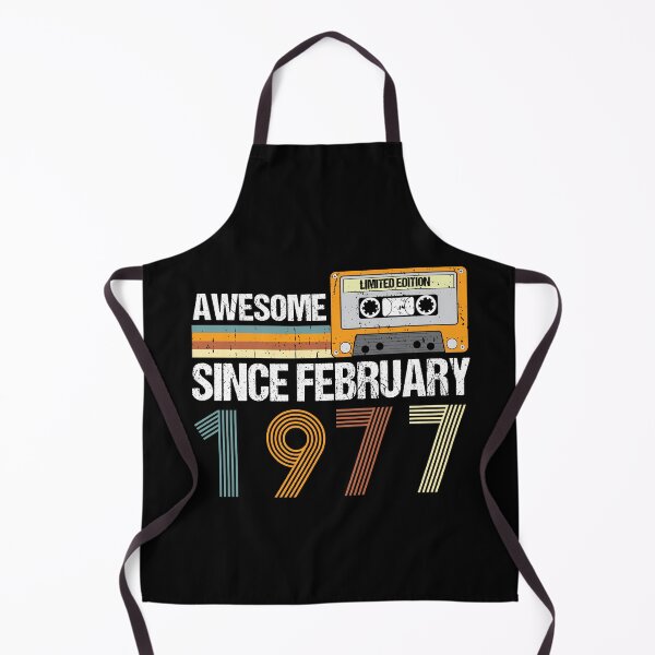 Item preview, Awesome Since February 1977 | 46th Birthday Gifts | 46 Years Old Gifts designed and sold by AMINE  ★★★★★.