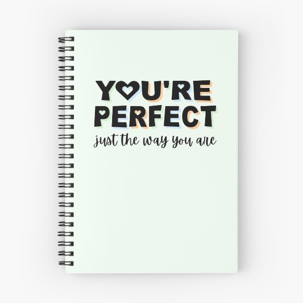 Item preview, You're Perfect Just The Way You Are Positive Quote Subtle Unlabeled Colors designed and sold by littlecornershop.