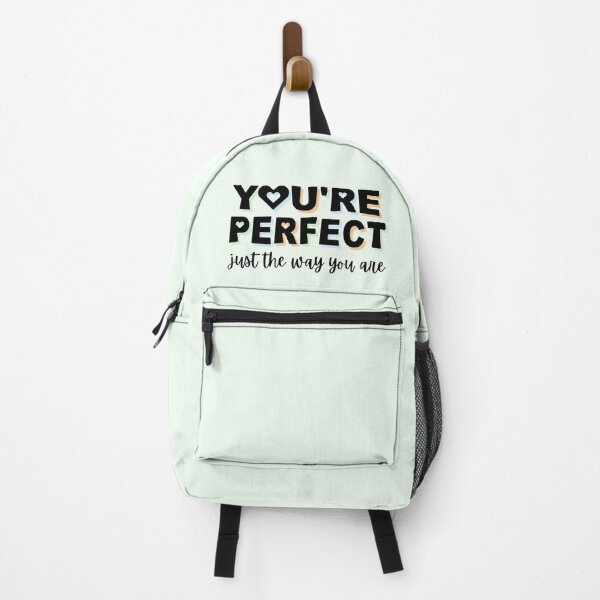 Item preview, You're Perfect Just The Way You Are Positive Quote Subtle Unlabeled Colors designed and sold by littlecornershop.