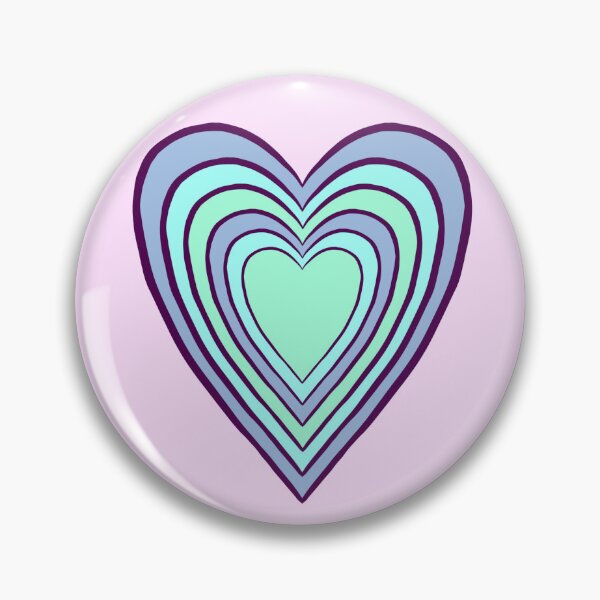 Item preview, Blue and Teal Transitioning Heart designed and sold by okkayve.