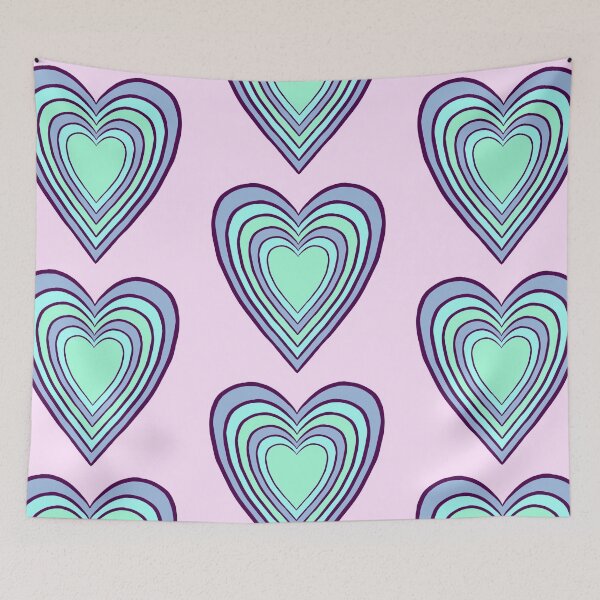 Item preview, Blue and Teal Transitioning Heart designed and sold by okkayve.