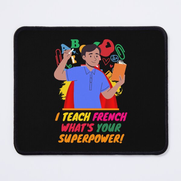Item preview, Superhero French Teacher Appreciation Gift designed and sold by superteachers.