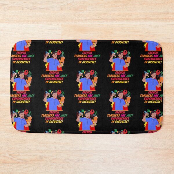Item preview, French Teacher Superhero Appreciation Gift  designed and sold by superteachers.