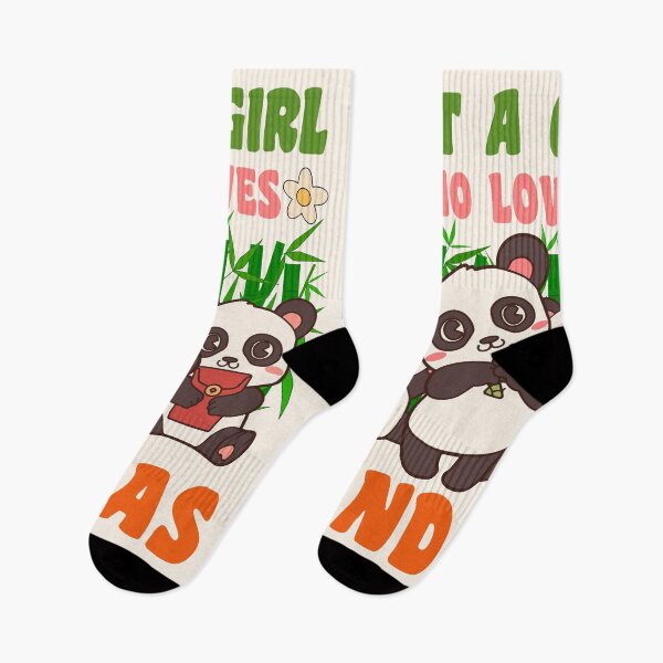 Item preview, Just A Girl Who Loves Pandas Vintage Cute Illustration Design For Panda Lovers designed and sold by CandyDroidMerch.