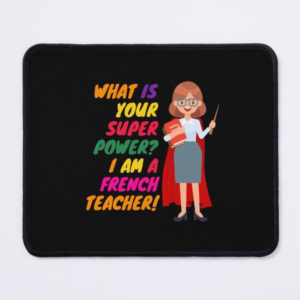 Item preview, Superhero French Teacher Appreciation Gift designed and sold by superteachers.
