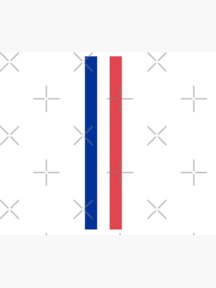 Aperçu 5 sur 5. Tapis de souris avec l'œuvre Drapeau français créée et vendue par Filalidesign.