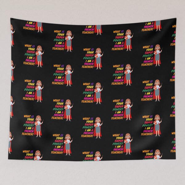 Item preview, Superhero French Teacher Appreciation Gift  designed and sold by superteachers.