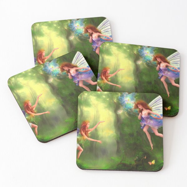Item preview, Mystic fairies flying in an enchanted forest designed and sold by Graphics By Craig.