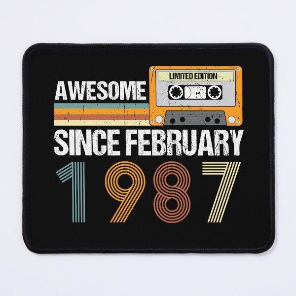 Item preview, Awesome Since February 1987 | 36th Birthday Gifts | 36 Years Old Gifts designed and sold by AMINE ★★★★★.