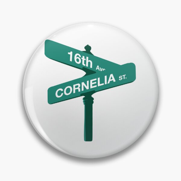 Item preview, Cornelia St 16th Avenue sticker  designed and sold by Emma Tams.