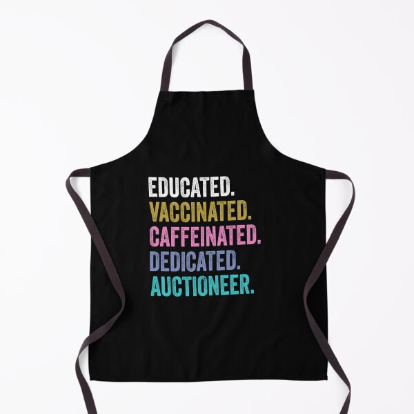 Item preview, auctioneer Educated Dedicated Shirt, auctioneer Dad Husband designed and sold by Dogs Geeky⭐⭐⭐⭐⭐.