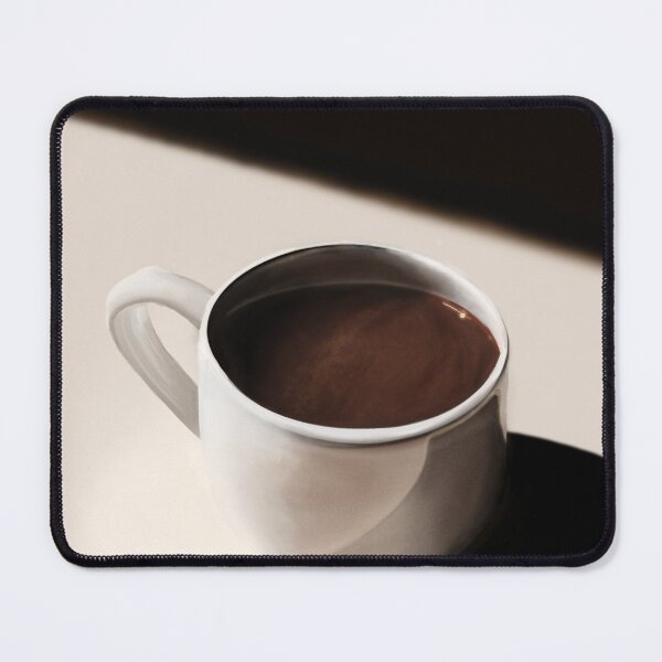 Item preview, Hot Coffee on a Winter Morning painting designed and sold by Kerri  Leath.