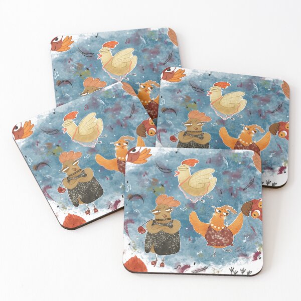 Item preview, Dancing chickens designed and sold by tatsi-art.
