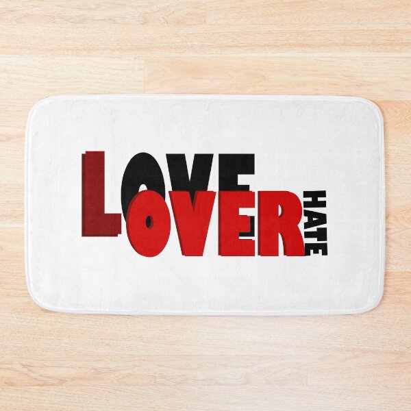 Item preview, love over hate designed and sold by Mewnew.