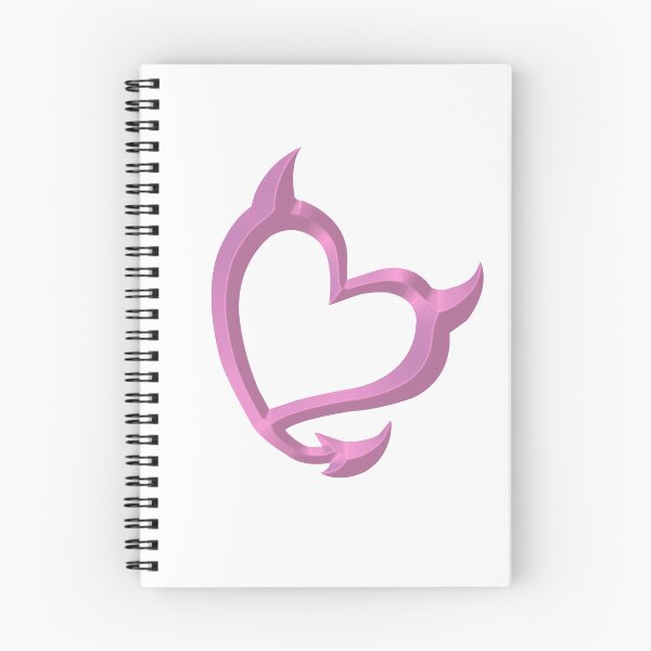 Item preview, Chrometype Pink Devil Heart designed and sold by redheroes.