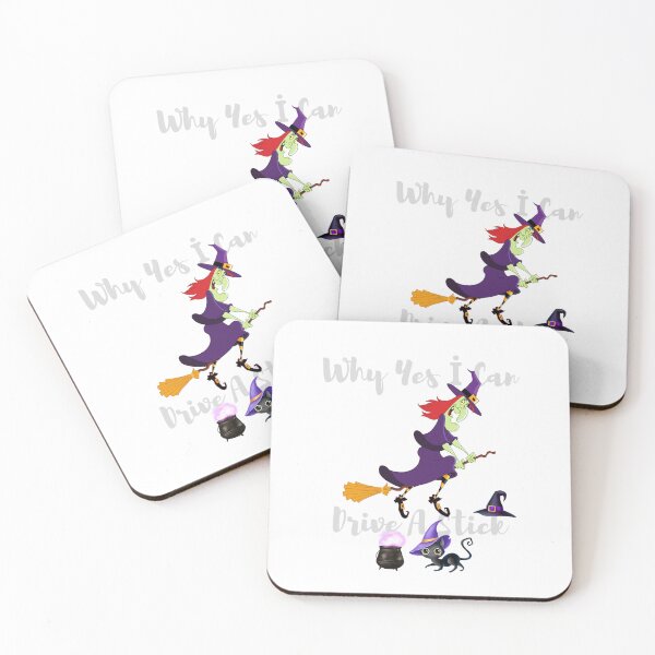 Item preview, Why Yes İ Can Drive A Stick, Witch Fly On Stick Halloween designed and sold by adembulut.