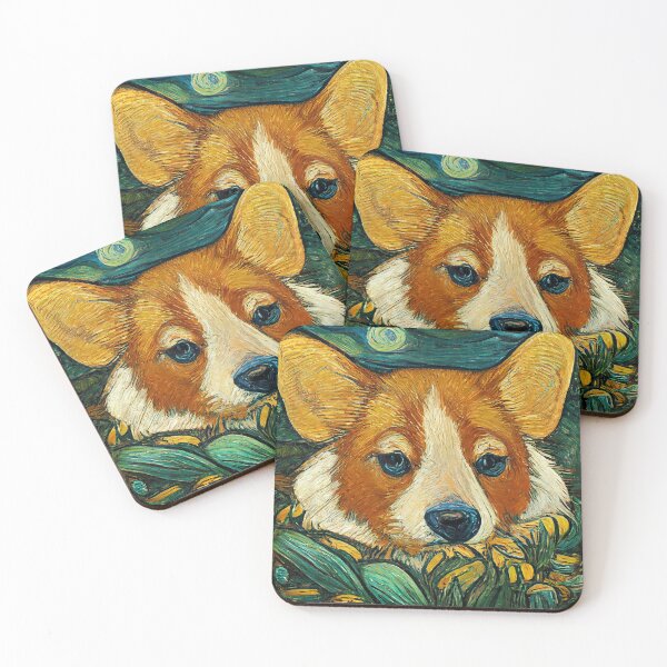 Item preview, A Corgi Van Gogh designed and sold by MondoFantasIA.